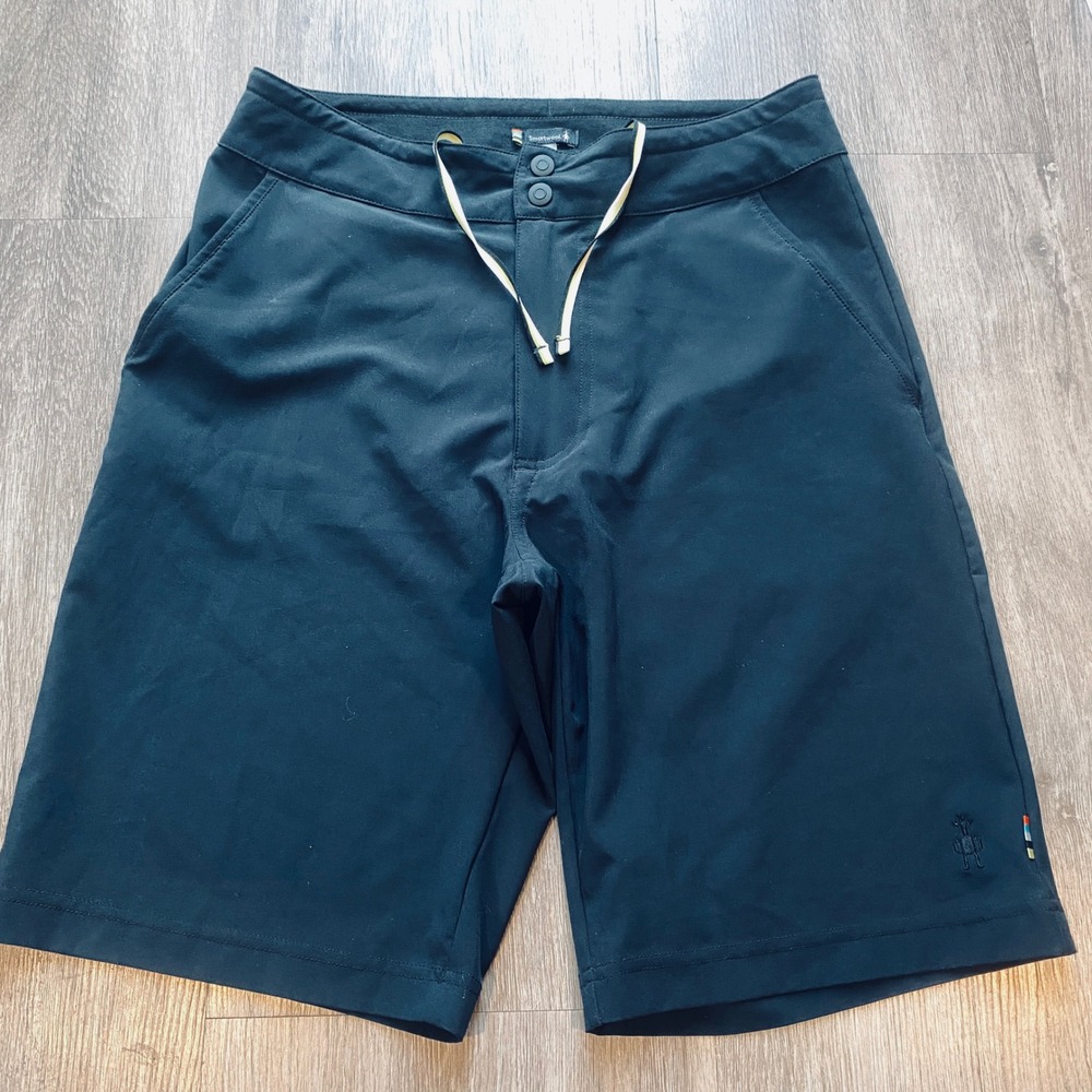 Smartwool Mens Merino Wool Blend Lined Active Shorts Black Size S Hiking Running
